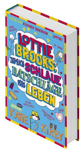Buchcover und Innenansicht für das Buch: Lottie Brooks: Ziemlich schlaue Ratschläge fürs Leben
