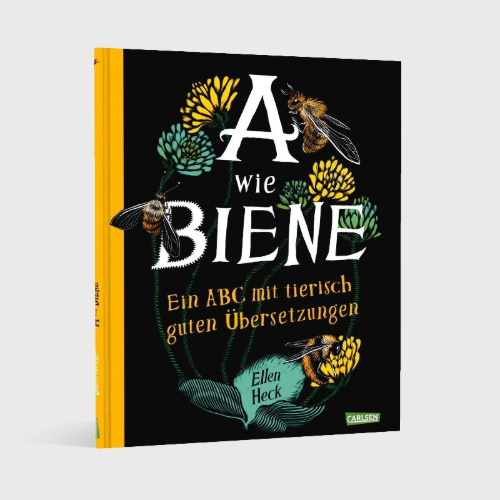 Buchcover und Innenansicht für das Buch: A is for Bee