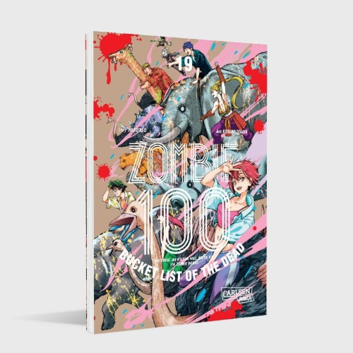 Buchcover und Innenansicht für das Buch: Zombie ni Naru Made ni Shitai 100 no Koto