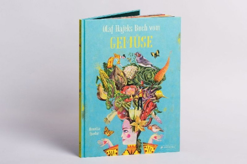 Buchcover und Innenansicht für das Buch: Olaf Hajeks Buch vom Gemüse