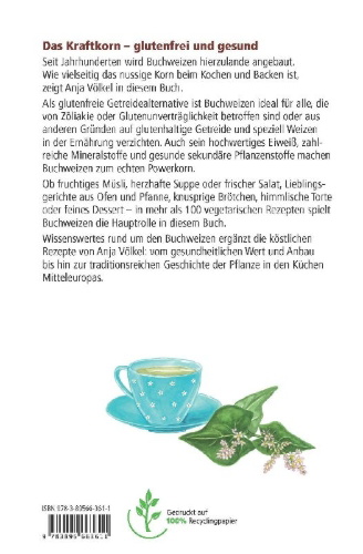 Buchcover und Innenansicht für das Buch: Buchweizen - das Powerkorn