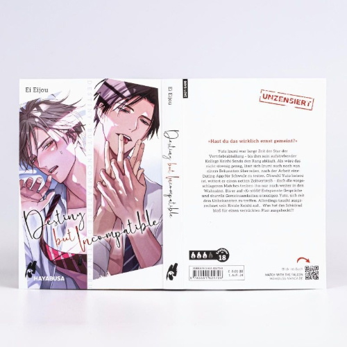 Buchcover und Innenansicht für das Buch: Unmei dakedo ai irenai