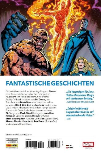 Buchcover und Innenansicht für das Buch: Fantastic Four Fanfare (2025) #1-#4