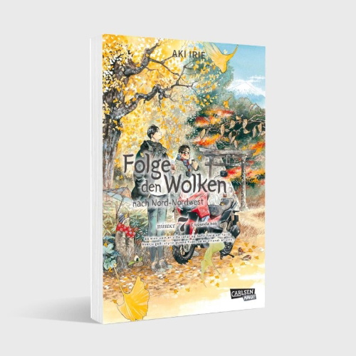 Buchcover und Innenansicht für das Buch: Hokuhokusei ni Kumo to Ike