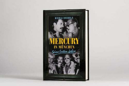 Buchcover und Innenansicht für das Buch: Mercury in München