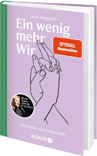 Buchcover und Innenansicht für das Buch: Ein wenig mehr Wir