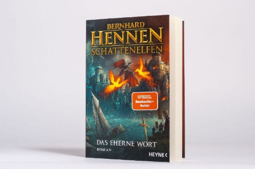 Buchcover und Innenansicht für das Buch: Schattenelfen - Das Eherne Wort