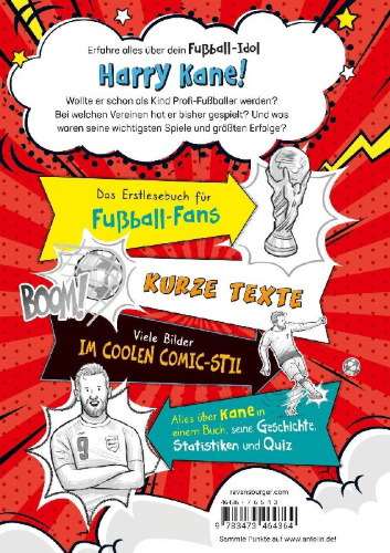 Buchcover und Innenansicht für das Buch: Football Superstars. Kane Rules