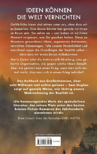 Buchcover und Innenansicht für das Buch: There is no Antimemetics Division