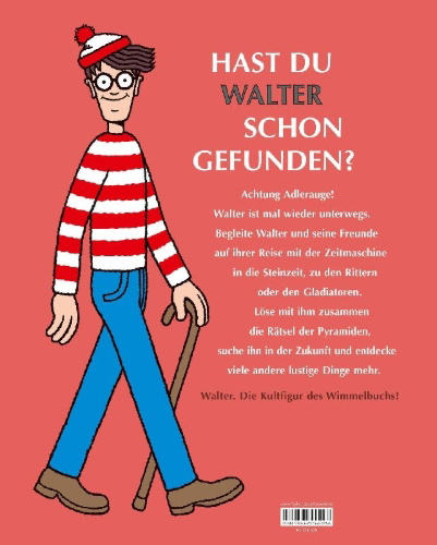 Buchcover und Innenansicht für das Buch: Wo ist Walter jetzt?