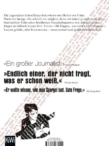Buchcover und Innenansicht für das Buch: 100 Fragen