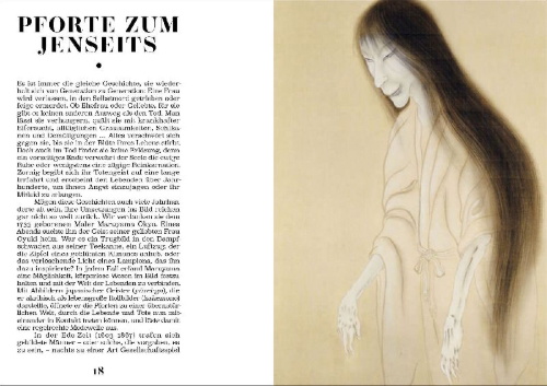 Buchcover und Innenansicht für das Buch: Fantomes Yokai