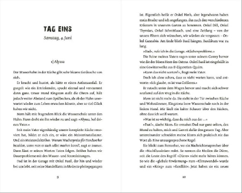 Buchcover und Innenansicht für das Buch: Dry