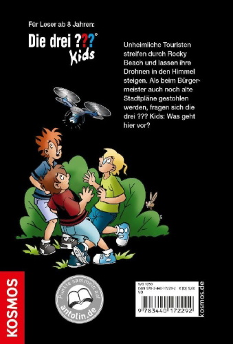 Buchcover und Innenansicht für das Buch: Die drei ??? Kids, 89, Im Geistergarten