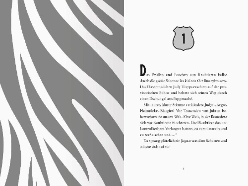 Buchcover und Innenansicht für das Buch: Disney Zoomania - Die offiziellen Romane zu Zoomania und Zoomania 2