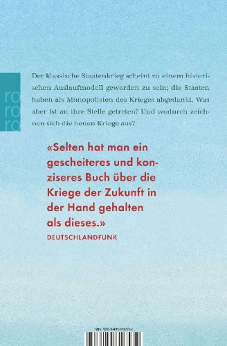 Buchcover und Innenansicht für das Buch: Die neuen Kriege