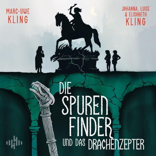 Buchcover und Innenansicht für das Buch: Die Spurenfinder und das Drachenzepter