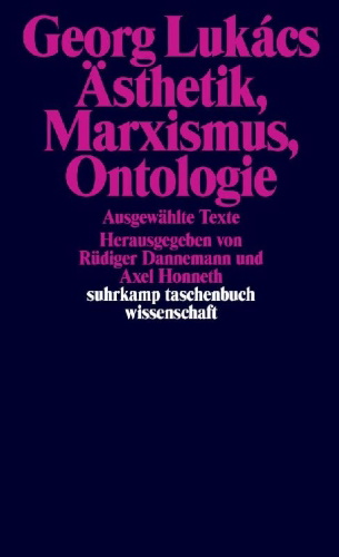 Buchcover und Innenansicht für das Buch: Ästhetik, Marxismus, Ontologie