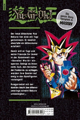 Buchcover und Innenansicht für das Buch: Yu-Gi-Oh!