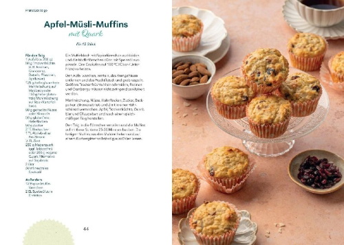 Buchcover und Innenansicht für das Buch: Glutenfrei to go