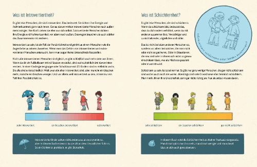 Buchcover und Innenansicht für das Buch: Leise sein ist meine Zauberkraft