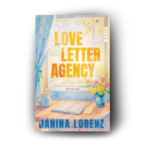 Buchcover und Innenansicht für das Buch: Love Letter Agency