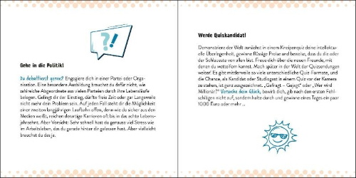 Buchcover und Innenansicht für das Buch: Ruhestand ist ein Vollzeitjob