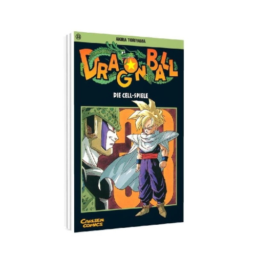 Buchcover und Innenansicht für das Buch: Dragon Ball 33. Die Cell-Spiele