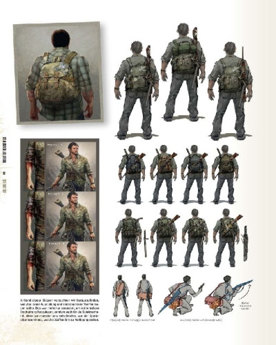 Buchcover und Innenansicht für das Buch: The Art of The Last of Us