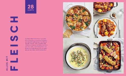 Buchcover und Innenansicht für das Buch: One Pot - Das Buch