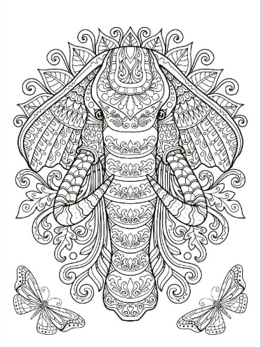 Buchcover und Innenansicht für das Buch: Mein Mandala-Tier-Malbuch - Wilde Tiere