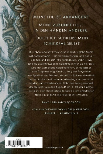 Buchcover und Innenansicht für das Buch:  A Fate Inked in Blood