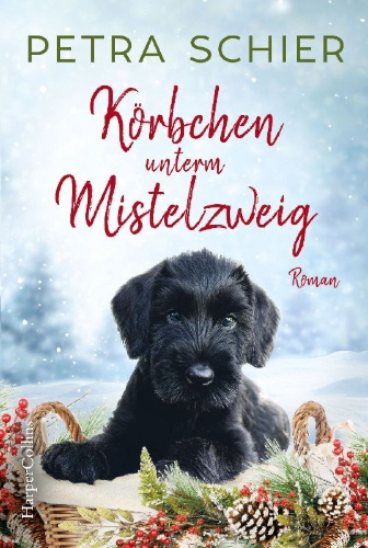 Buchcover und Innenansicht für das Buch: Körbchen unterm Mistelzweig
