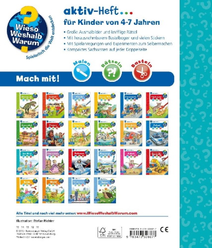 Buchcover und Innenansicht für das Buch: Wieso? Weshalb? Warum? aktiv-Heft: Das Meer