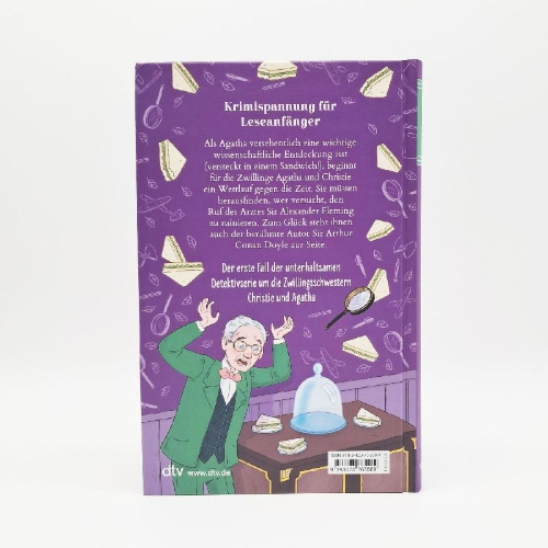 Buchcover und Innenansicht für das Buch: Christie and Agatha's Detective Agency - A Discovery Disappears