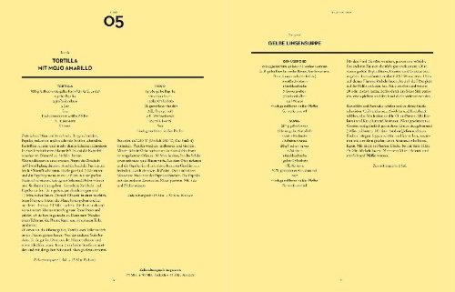 Buchcover und Innenansicht für das Buch: Kochen nach Farben. 12 Farben - 12 Menüs