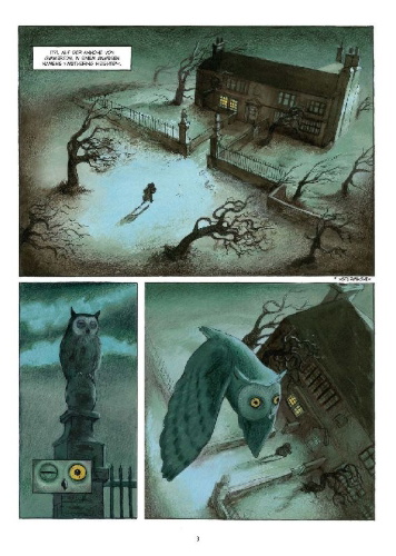 Buchcover und Innenansicht für das Buch: Sturmhöhe (Graphic Novel)