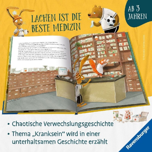 Buchcover und Innenansicht für das Buch: Hase Hibiskus und der Schnupfenschnäuz