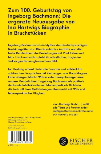 Buchcover und Innenansicht für das Buch: Wer war Ingeborg Bachmann?