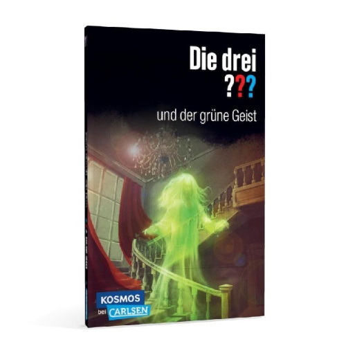 Buchcover und Innenansicht für das Buch: Die drei ???: und der grüne Geist