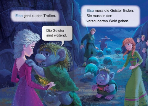 Buchcover und Innenansicht für das Buch: Leselernstars: Disney - Magische Geschichten
