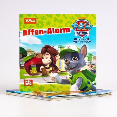 Buchcover und Innenansicht für das Buch: 4er-Set Maxi-Mini 63: PAW Patrol