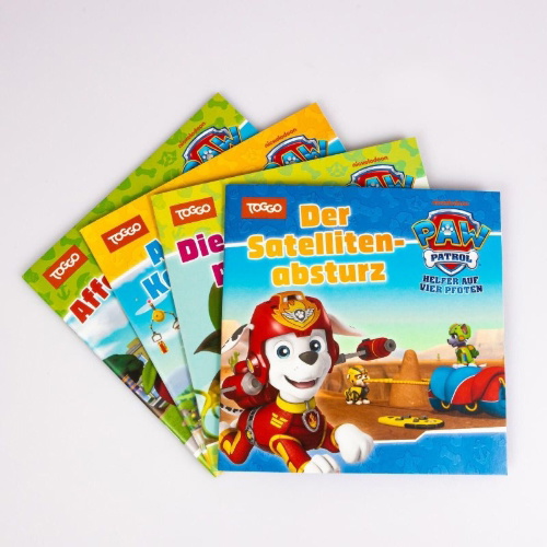 Buchcover und Innenansicht für das Buch: 4er-Set Maxi-Mini 63: PAW Patrol