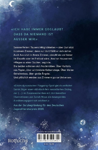 Buchcover und Innenansicht für das Buch: Und die Welt, sie fliegt hoch