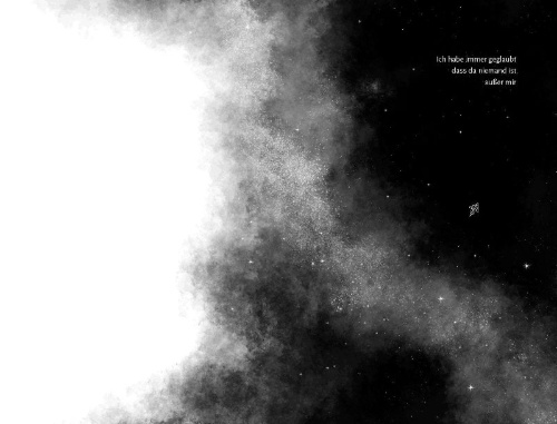Buchcover und Innenansicht für das Buch: Und die Welt, sie fliegt hoch