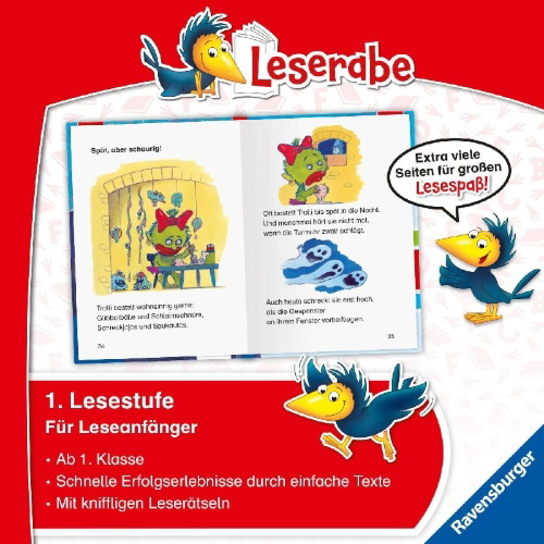 Buchcover und Innenansicht für das Buch: Leserabe Sonderausgaben - Witzige Monstergeschichten