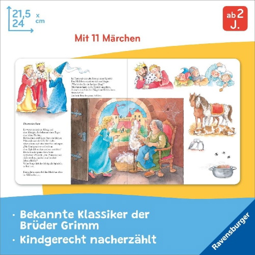 Buchcover und Innenansicht für das Buch: Meine ersten Märchen