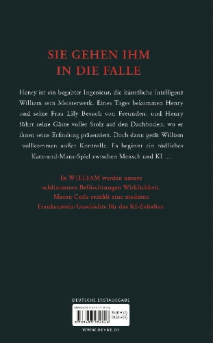 Buchcover und Innenansicht für das Buch: William