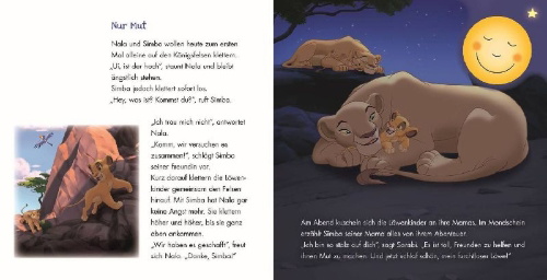 Buchcover und Innenansicht für das Buch: Disney: Meine schönsten Gutenachtgeschichten