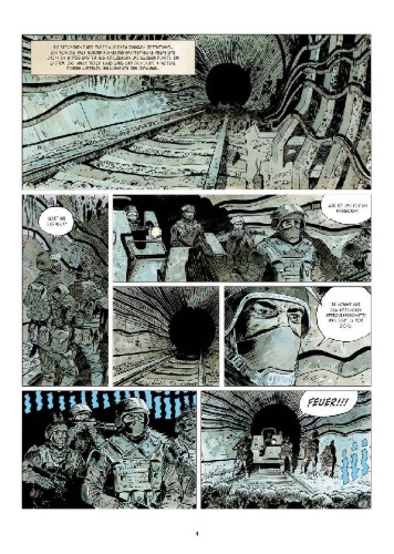 Buchcover und Innenansicht für das Buch: Metro 2033 (Comic). Band 1 (von 4)